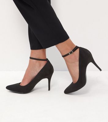 Pointed Ankle Strap Heels | boohoo